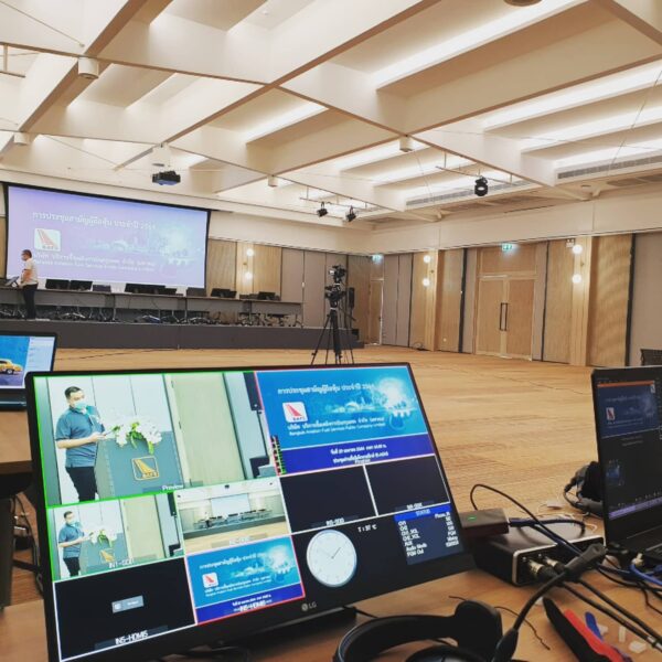 บริการถ่ายวีดีโองานประชุม เช่าจอ เช่าเครื่องเสียง