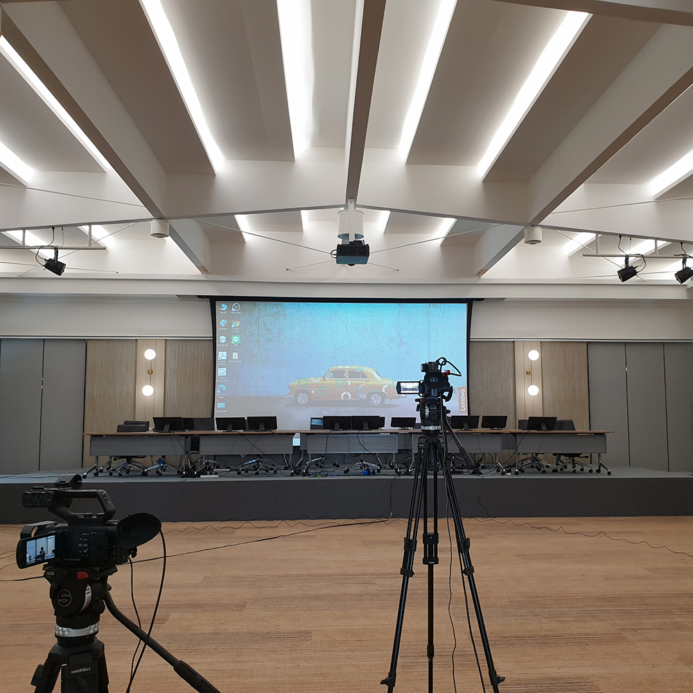 บริการถ่ายวีดีโองานประชุม เช่าจอ เช่าเครื่องเสียง